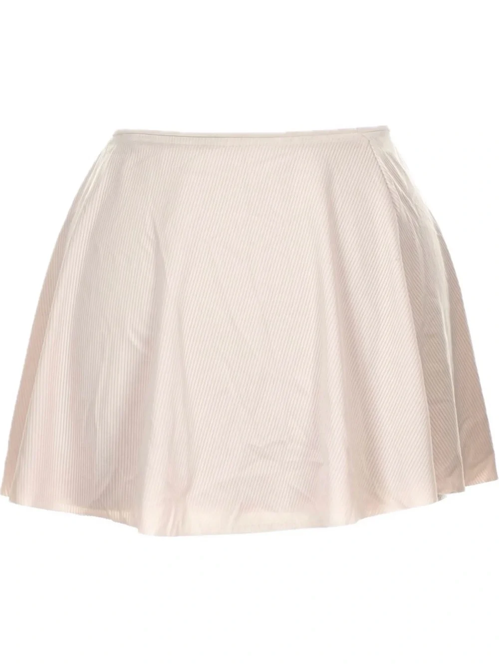 Kortni Jeane | Women’s Who Wears Short Skirts | Ivory Ribbed Mini Swim Skirt | L